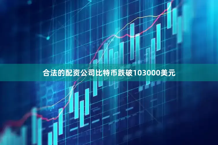合法的配资公司比特币跌破103000美元
